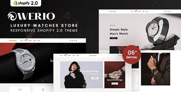 Werio - Luxury Watches Store Shopify 2.0 Theme