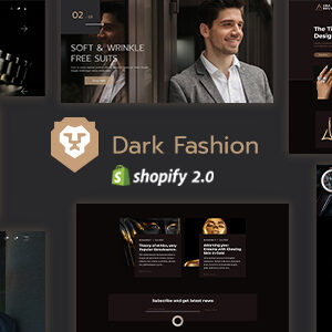 Dark Fashion - Watch, Jewel & Blazer Shopify Theme