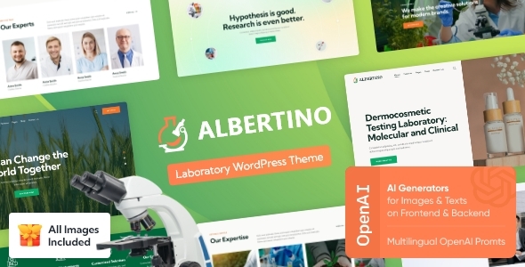 Albertino - Laboratory WordPress Theme