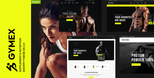 Gymex - Supplement & Nutrition Store Shopify Theme OS 2.0