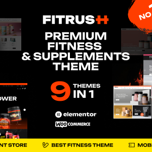 Fitrush - Fitness and Health Supplements WordPress Theme