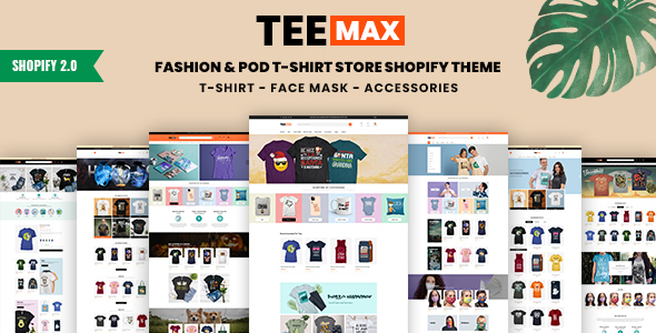 TeeMax | Fashion & POD T-Shirt Store Shopify Theme