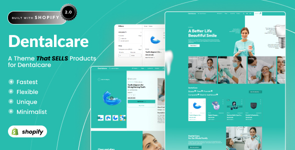 DentalCare - Medical Equipment Responsive Shopify OS 2.0