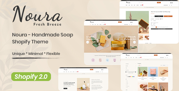 Noura - Handmade Soap Shopify Theme