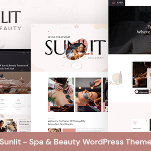 Sunlit - Spa & Beauty WordPress Theme