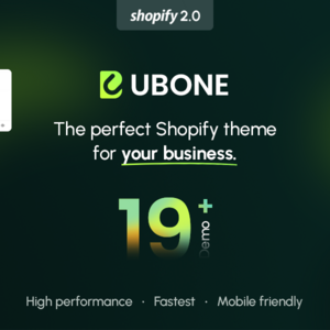 Ubone - The Multipurpose eCommerce Shopify Theme