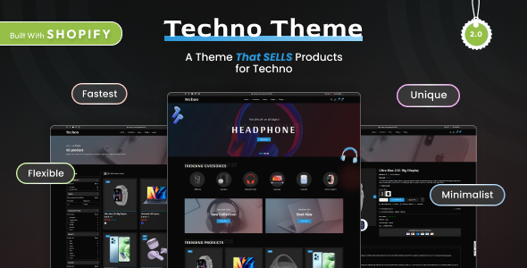 Techno - Electronics & Gadgets Ecommerce Shopify 2.0 Theme