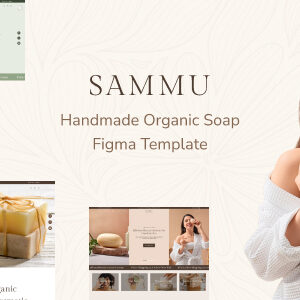 Sammu - Handmade Soap, Organic Store Figma UI Template