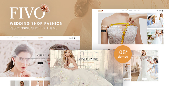 Fivo - Wedding Shop Fashion Responsive Shopify Theme