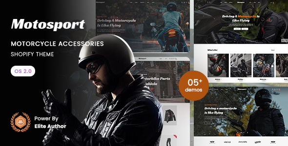 Motosport - Motorcycle Accessories Shopify 2.0 Theme