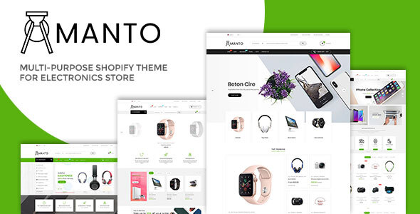 Amanto | Multi-Purpose Shopify Theme for Electronics Store