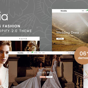 Weddia - Wedding Dress Fashion Responsive Shopify 2.0 Theme