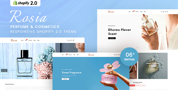 Rosia - Perfume & Cosmetics Responsive Shopify 2.0 Theme