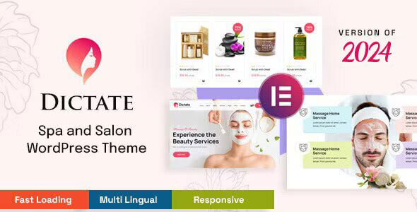 Dictate - Spa and Beauty Salon WordPress Theme