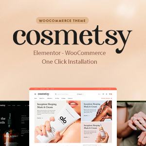 Cosmetsy - Beauty Cosmetics Shop Theme