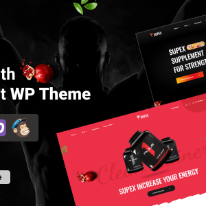 Supex – Health Supplement WordPress Theme