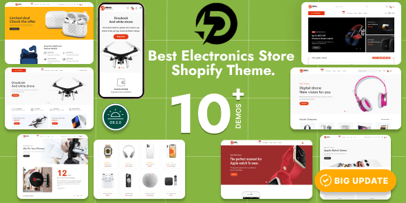 Drou - Electronics Store Shopify 2.0 Theme