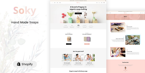 Soky - Handmade Shop Shopify Theme