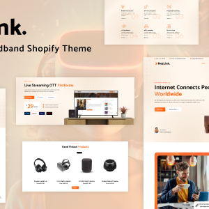 Netlink - CCTV, Broadband Services, Internet & Satellite Shopify Theme